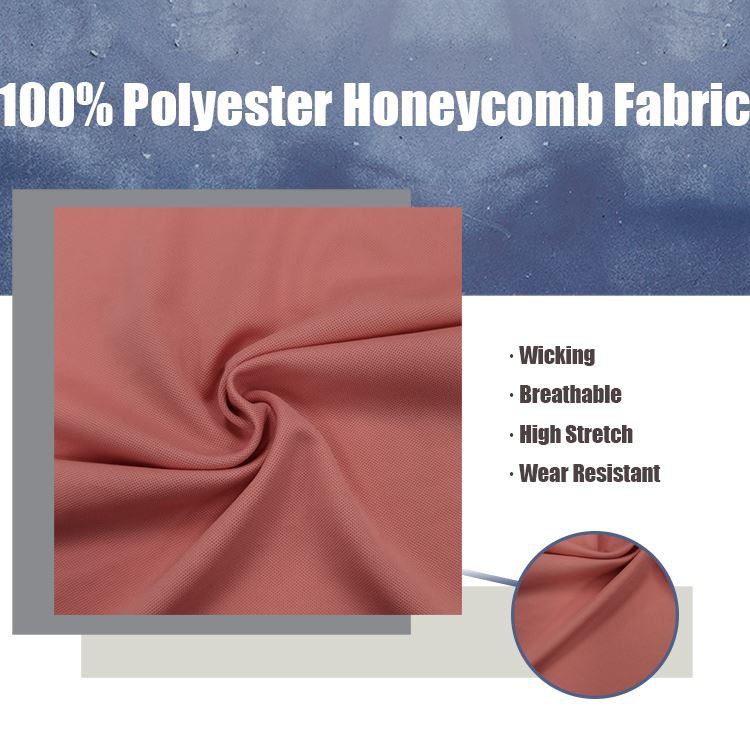 100% Polyester Honeycomb Fabric