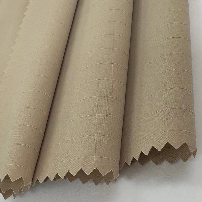 Weft Stretch Plaid SORONA Fabric Weft Stretch Plaid SORONA Fabric