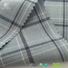 21*21 원사 염색 격자 무늬 폴리에스테르 직물