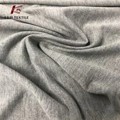 TR 폴리에스터와 그레이 탄성 싱글 저지 니트 원단